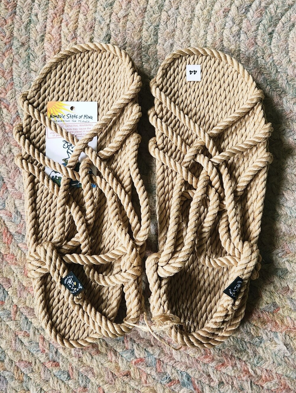 Nomadic State Of Mind Rope Sandals - Natural